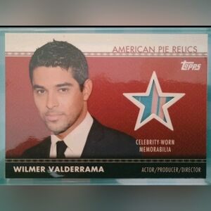 Topps American Pie Wilmer Valdereama Relics Card